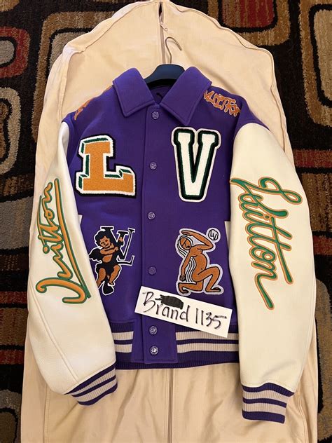 purple louis vuitton varsity jacket|lovi vitton varsity jacket.